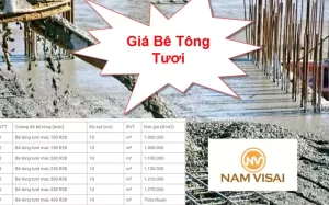 Giá bê tông tươi Giá bê tông tươi
