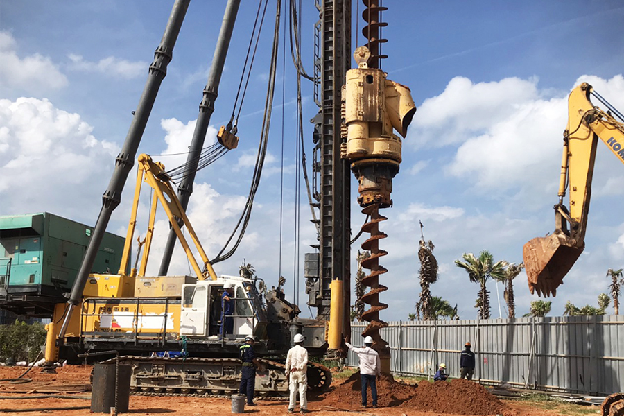ứng dụng cọc ép và cọc khoan nhồi