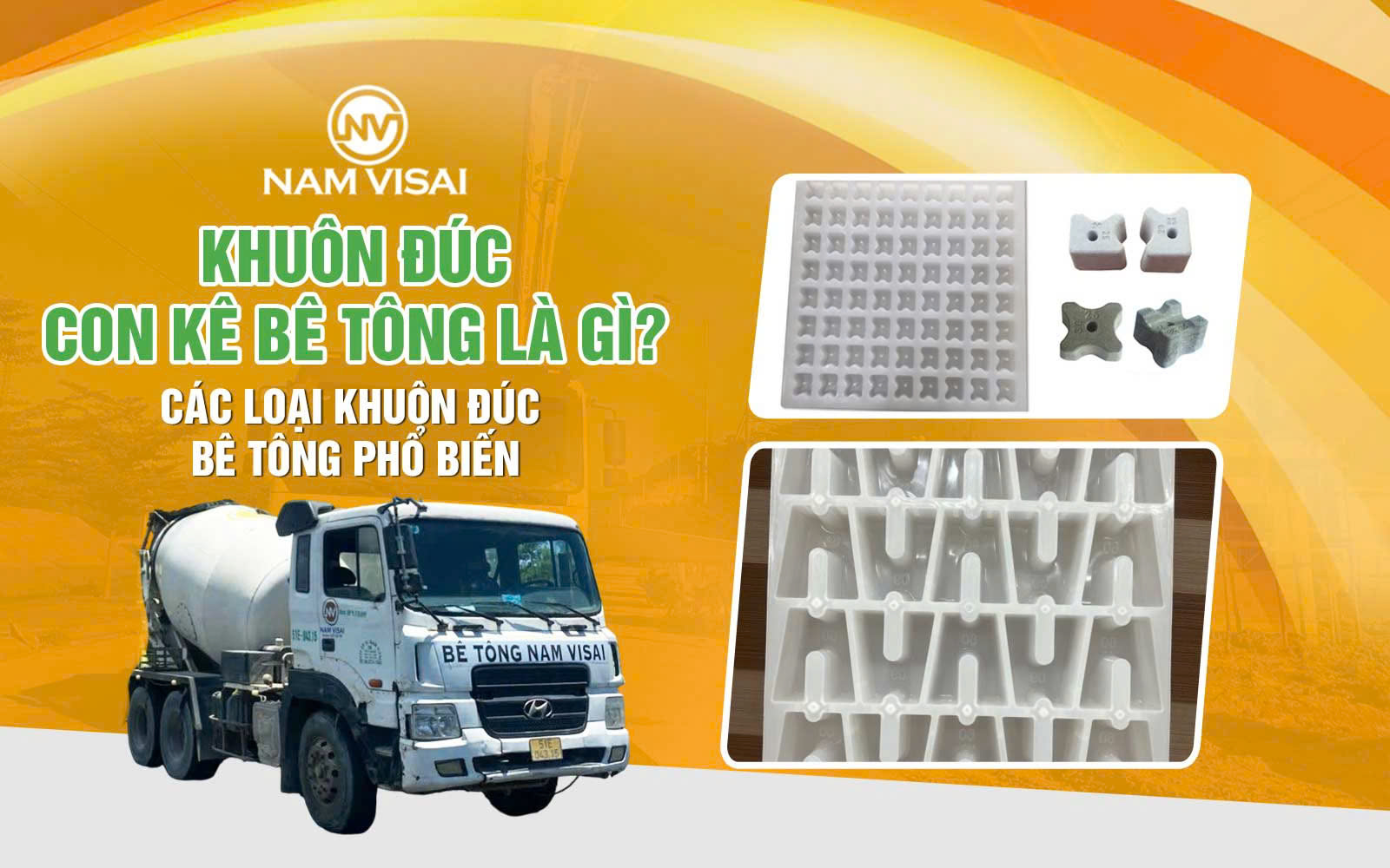 Khuôn đúc con kê bê tông