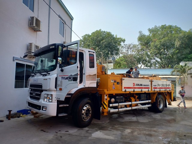 áp dụng xe bê tông tĩnh