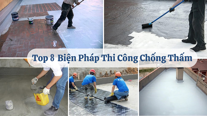 Các phương pháp chống thấm hiệu quả