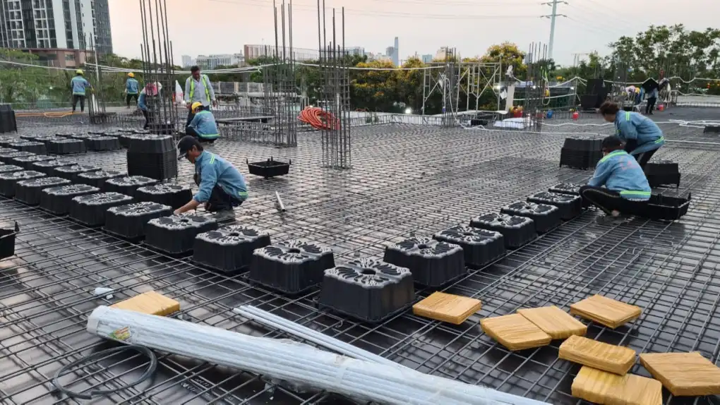 Chuẩn bị trước khi đổ nền bê tông
