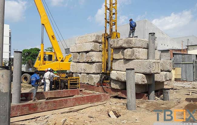 quy trình ép cọc bê tông