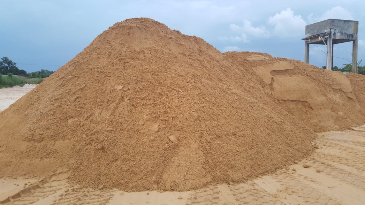 cát xây nhà