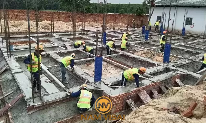 Tầm quan trọng của nhân công trong thi công bê tông