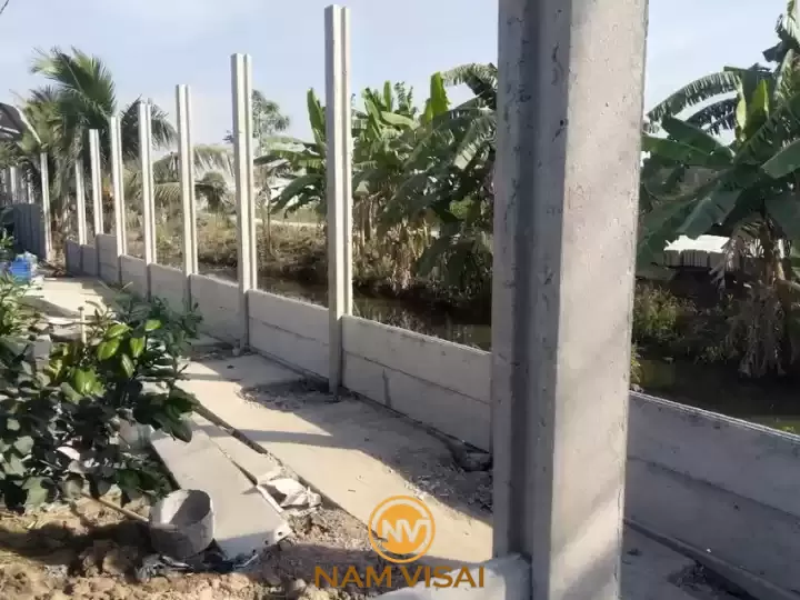 Mẫu cột rào bê tông đẹp