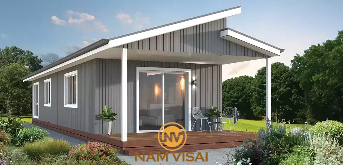 Nhà tiền chế cấp 4 hiện đại