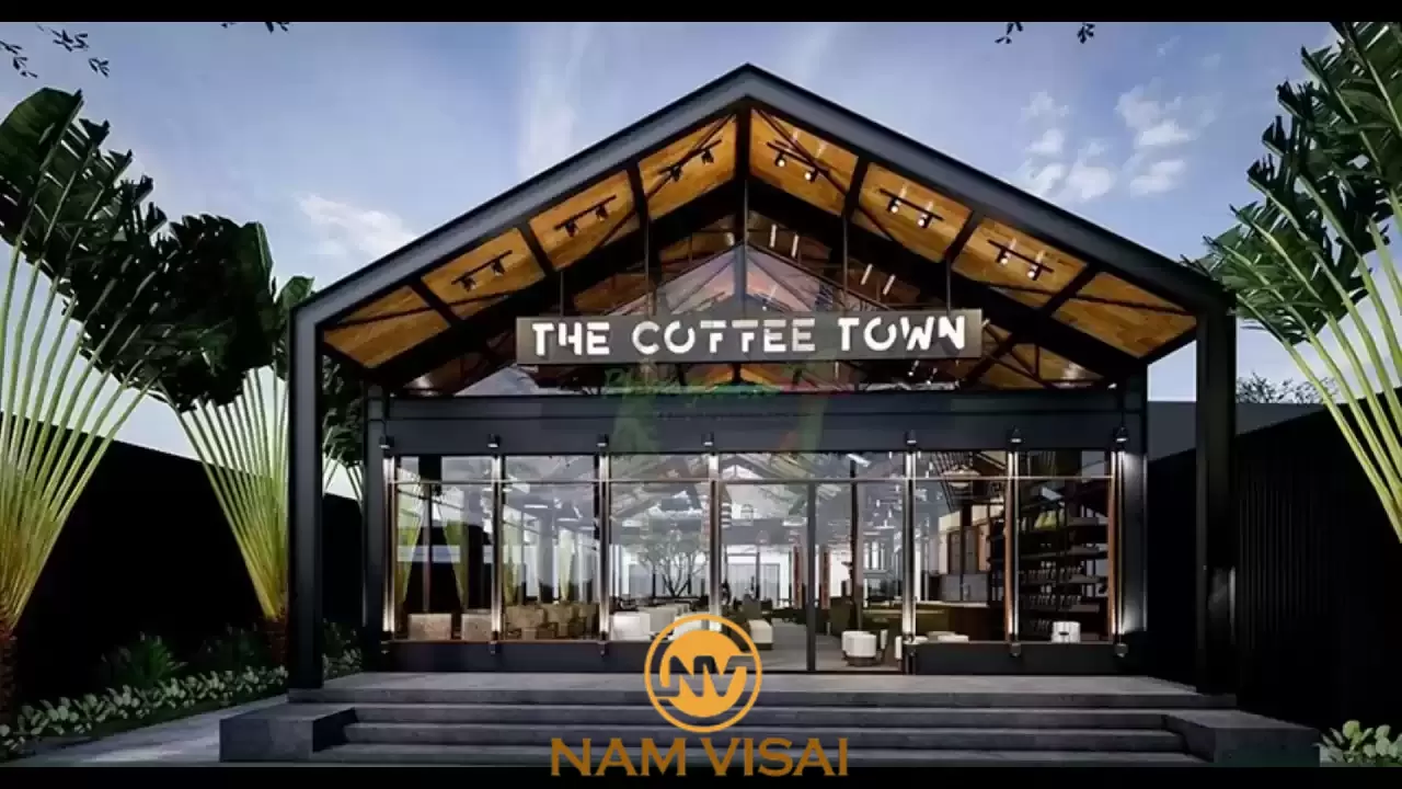 Quán cafe tiền chế phong cách công nghiệp