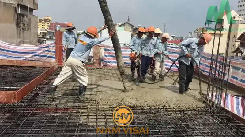 Bảng Giá Nhân Công Đổ Bê Tông Tươi (2025)