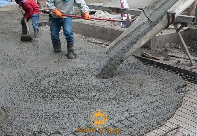 Đổ bê tông liên tục, không để xảy ra mạch ngừng