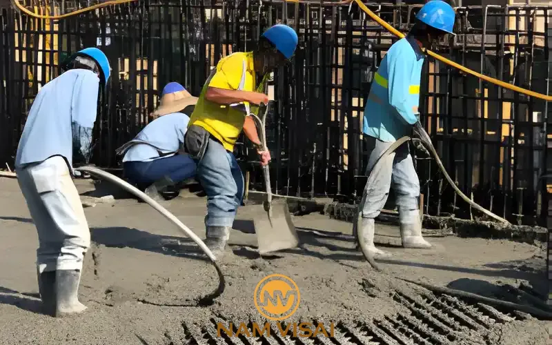 Đầm dùi sai kỹ thuật hoặc đầm không đều