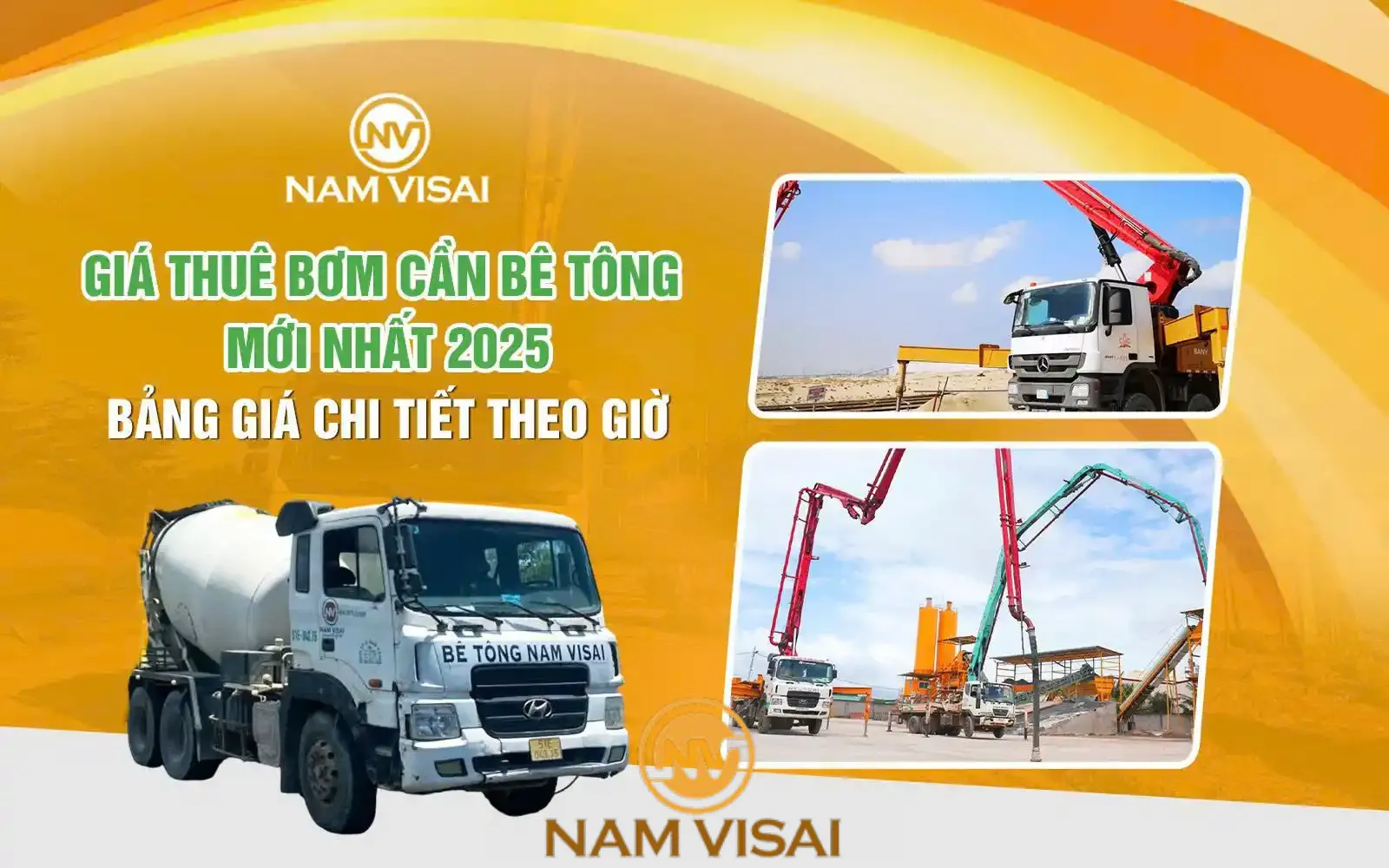 Thuê bơm bê tông ngang