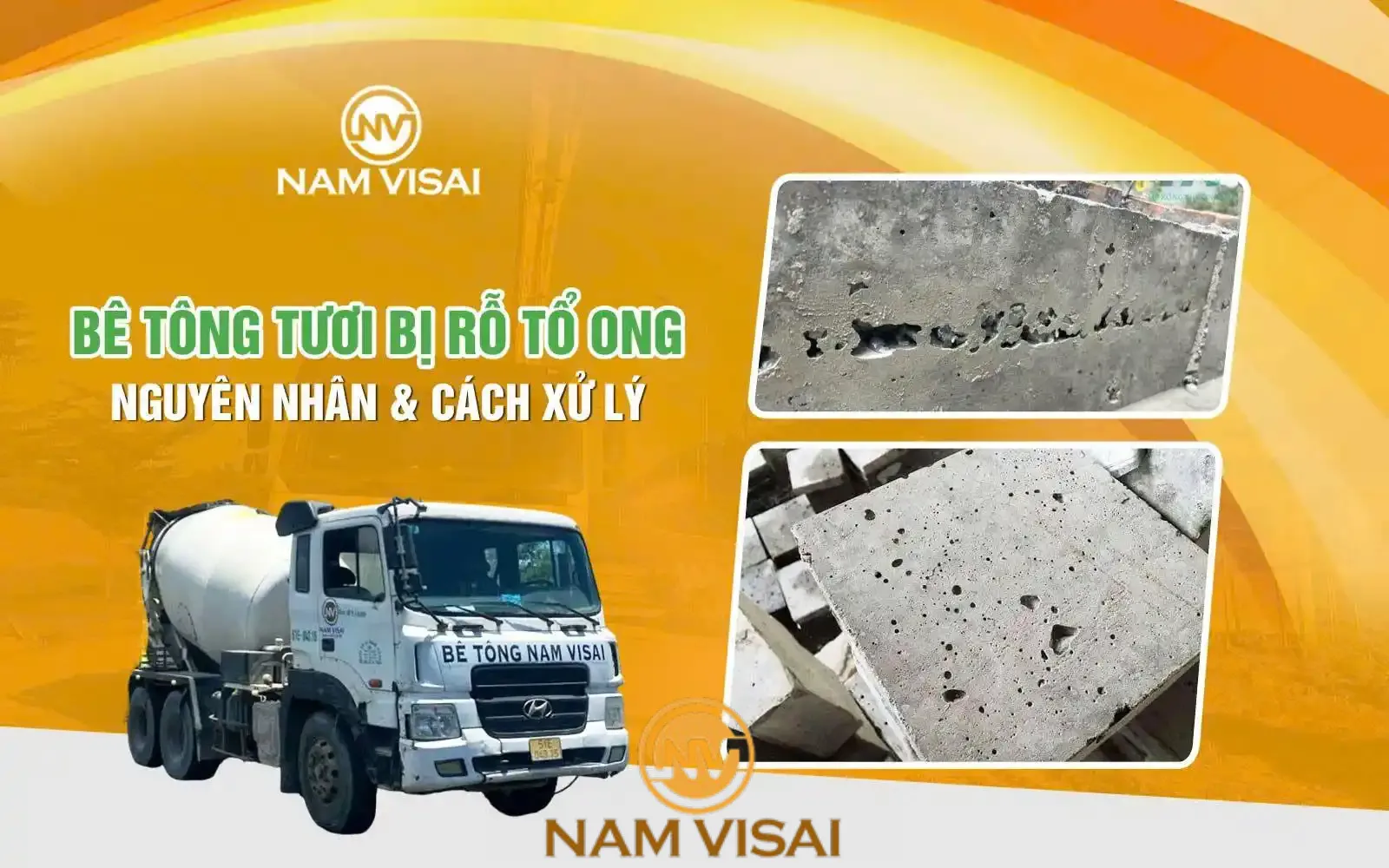 Bê Tông Tươi Bị Rỗ Tổ Ong: Nguyên Nhân & Cách Xử Lý Đúng Kỹ Thuật