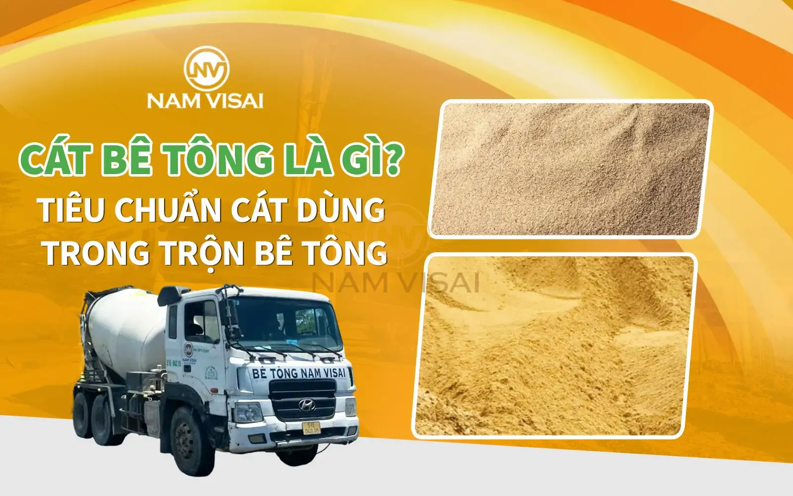 Cát Bê Tông Là Gì? Tiêu Chuẩn Cát Dùng Trong Trộn Bê Tông