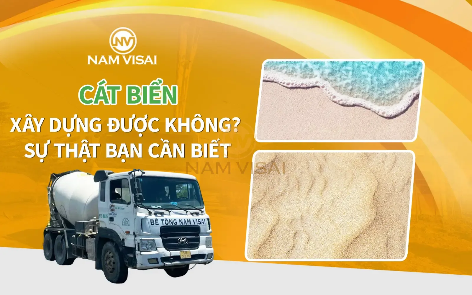 Cát Biển Có Xây Dựng Được Không? Sự Thật Bạn Cần Biết