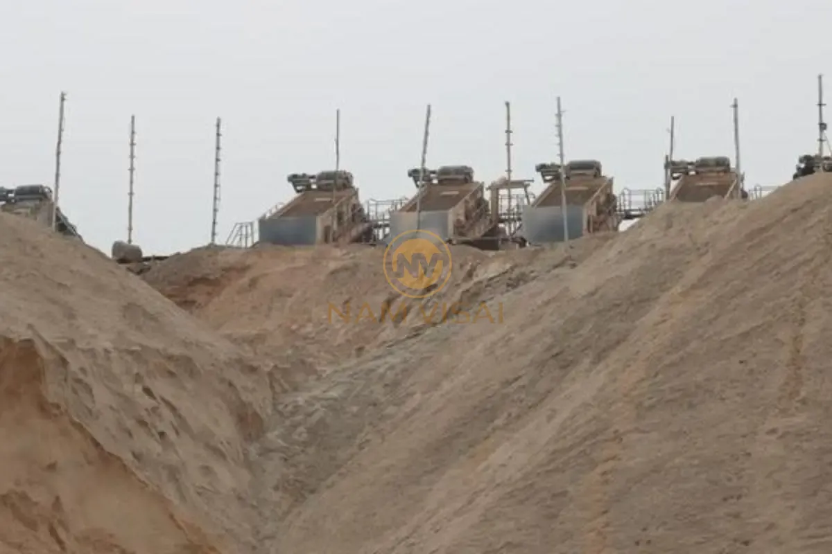 Cát san lấp là thành phần quan trọng để giảm lún nền, nứt sàn