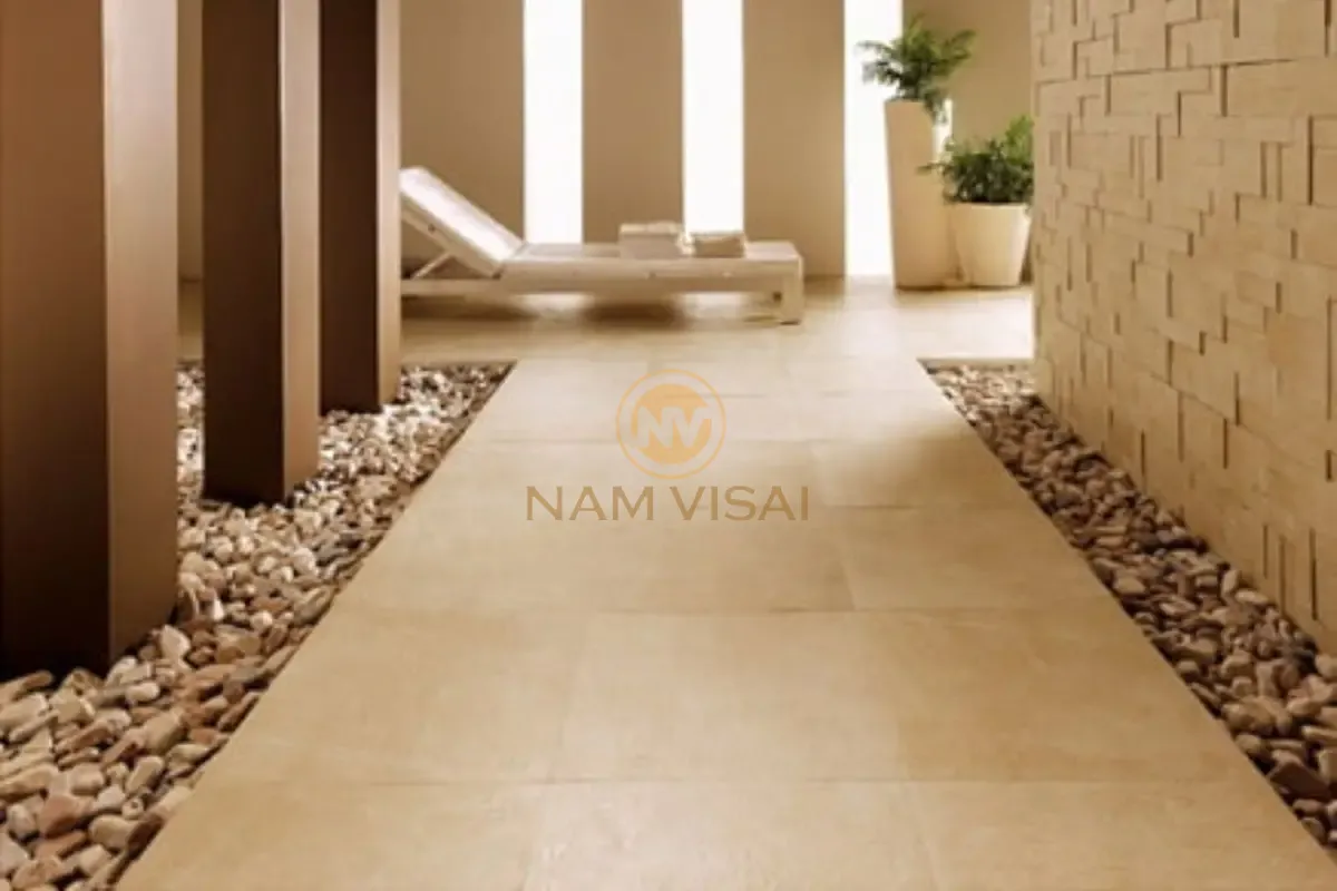 Sàn gạch men mờ