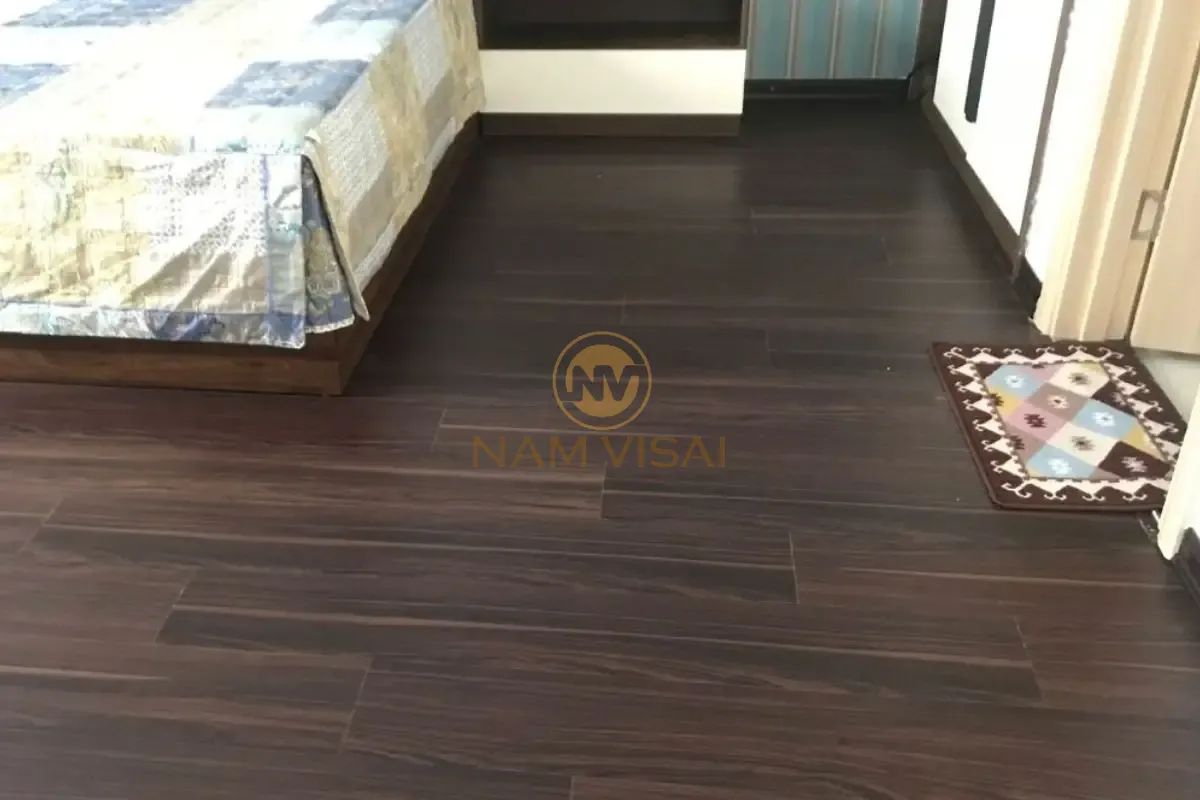 Sàn nhựa giả gỗ phòng ngủ