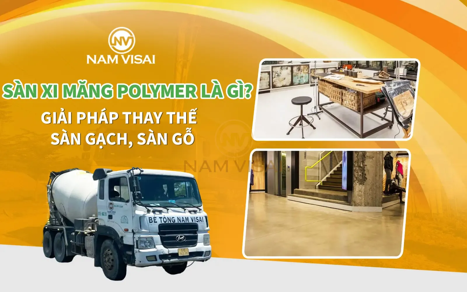 Sàn xi măng Polymer là gì? Giải pháp thay thế sàn gạch, sàn gỗ