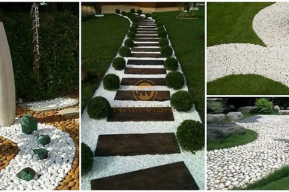 Đá sỏi xây dựng có thể dùng để trang trí