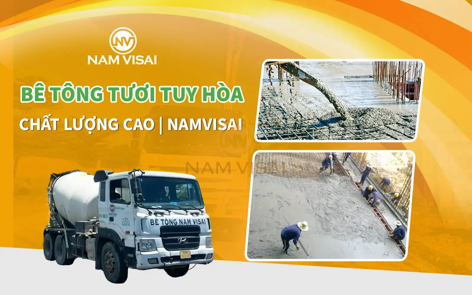 Bê Tông Thương Phẩm Tuy Hòa Chất Lượng Cao | Namvisai