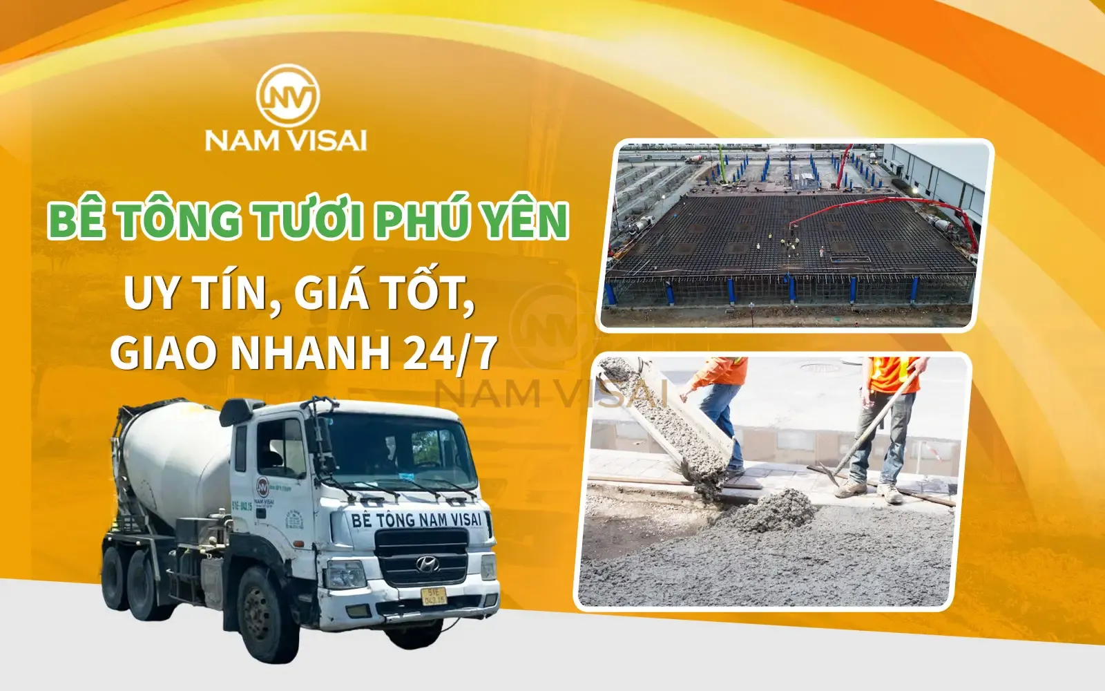 Bê Tông Tươi Phú Yên Uy Tín, Giá Tốt, Giao Nhanh 24/7
