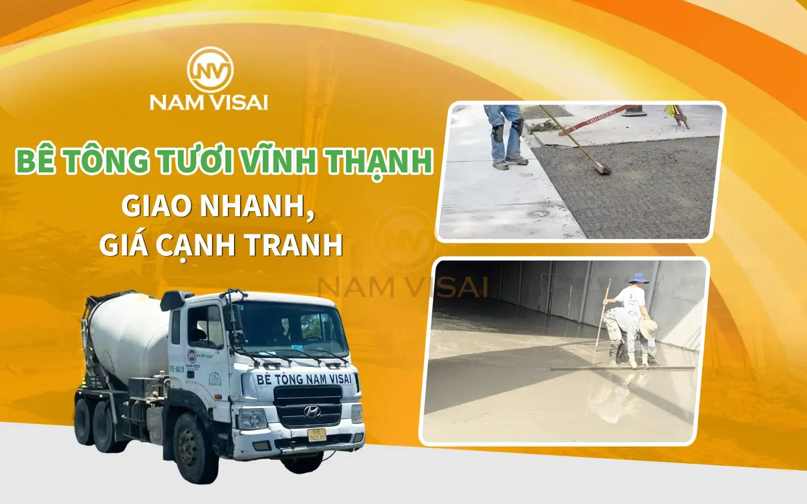 Bê Tông Tươi Vĩnh Thạnh Giao Nhanh, Giá Cạnh Tranh