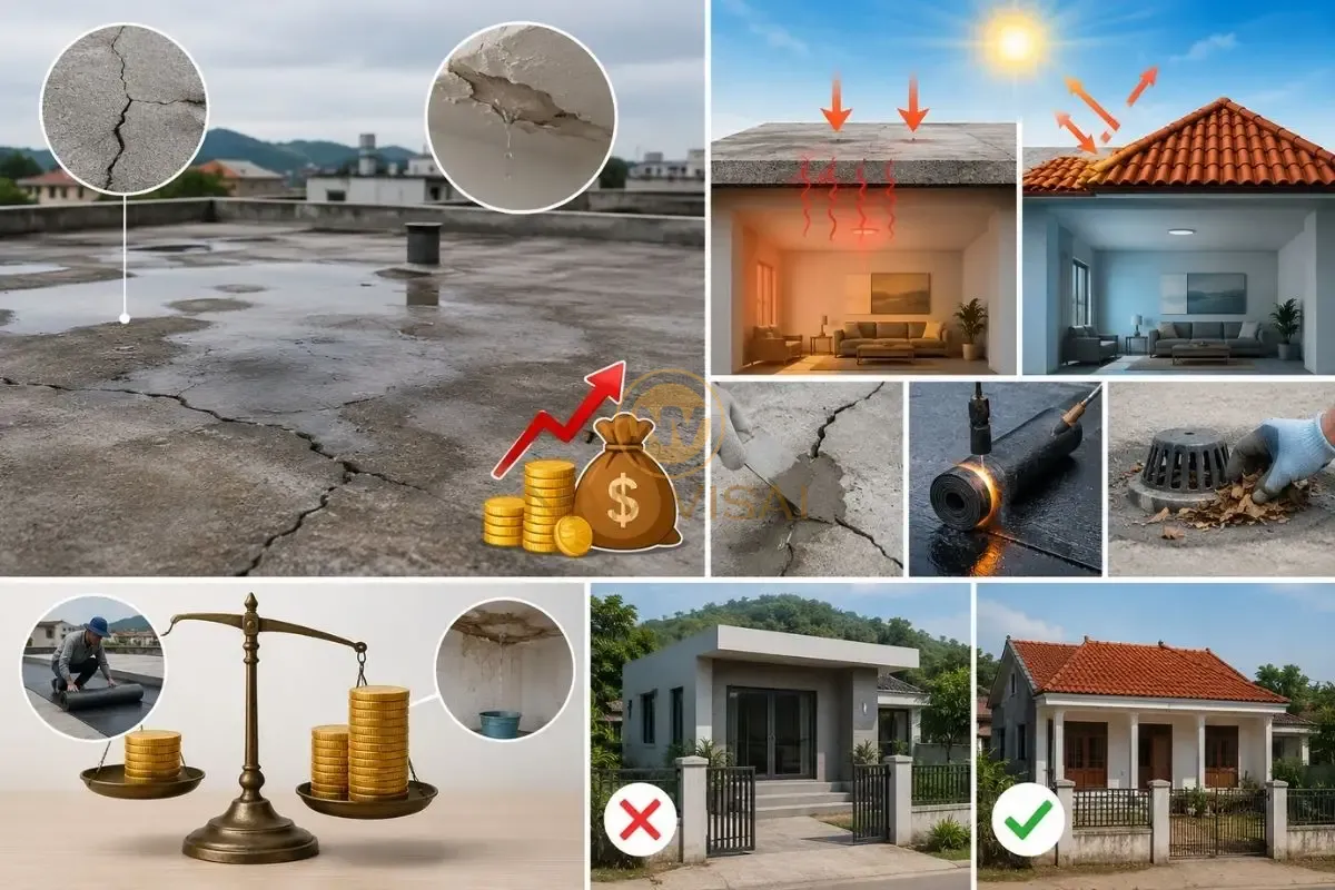 Nhược Điểm Của Nhà Mái Bằng