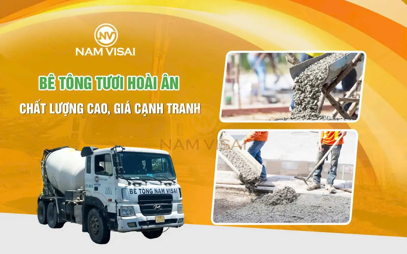 Bê Tông Tươi Hoài Ân Chất Lượng Cao, Giá Cạnh Tranh