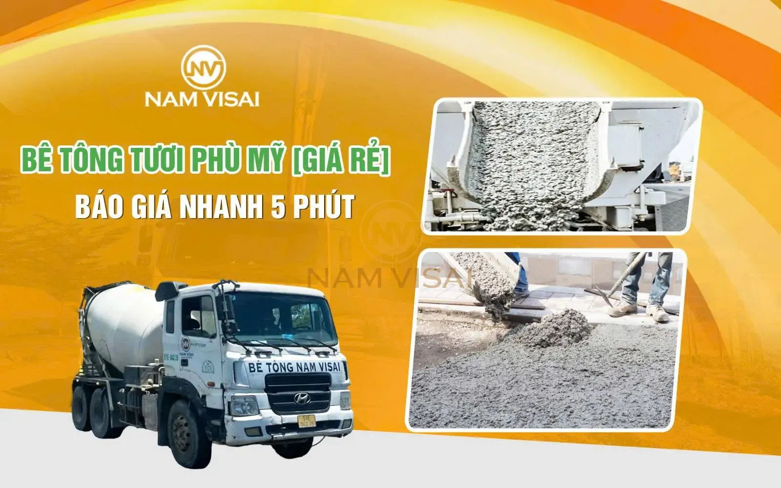 Bê Tông Tươi Phù Mỹ [Giá Rẻ] – Báo Giá Nhanh 5 Phút