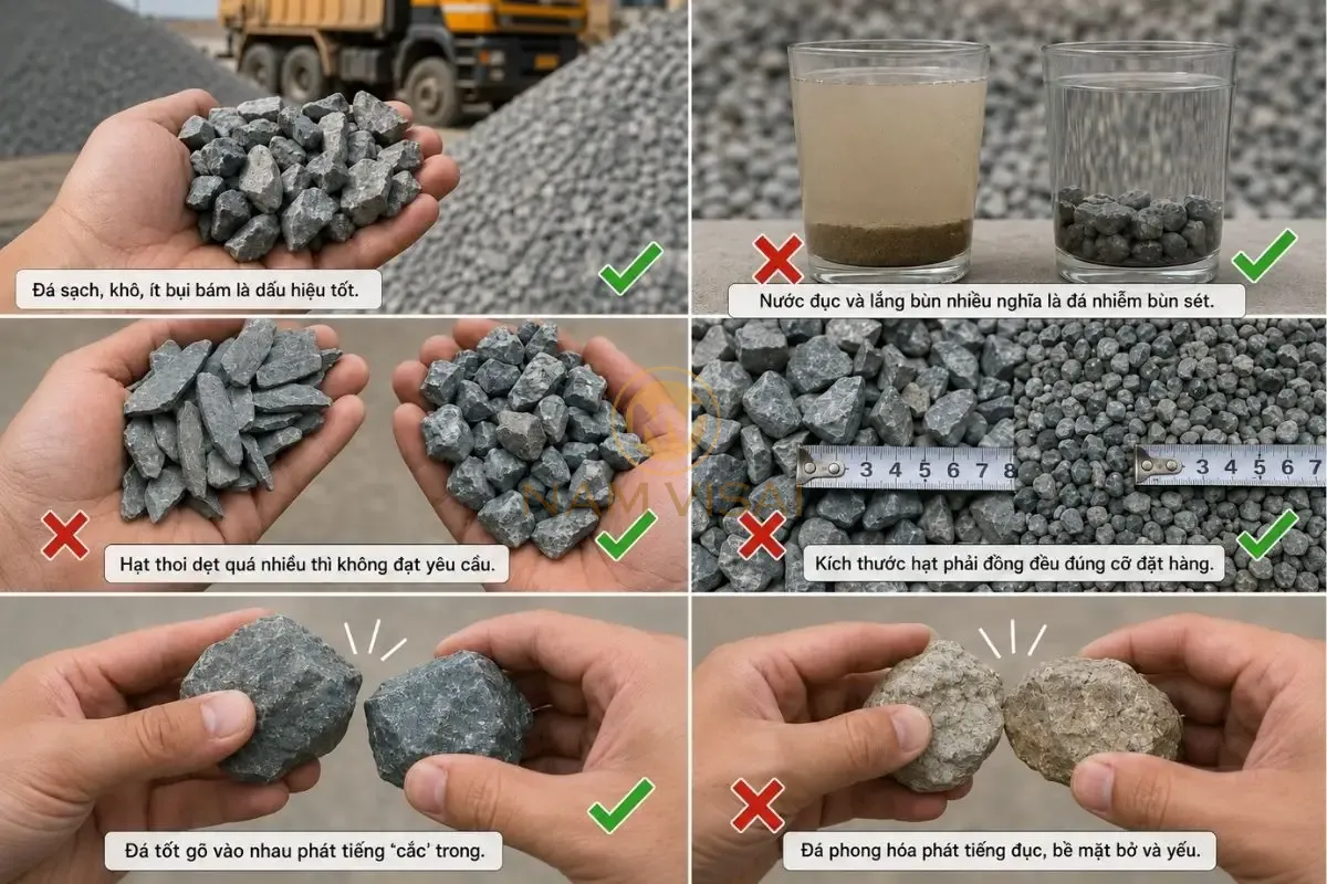 Cách Kiểm Tra Chất Lượng Đá Dăm Khi Mua