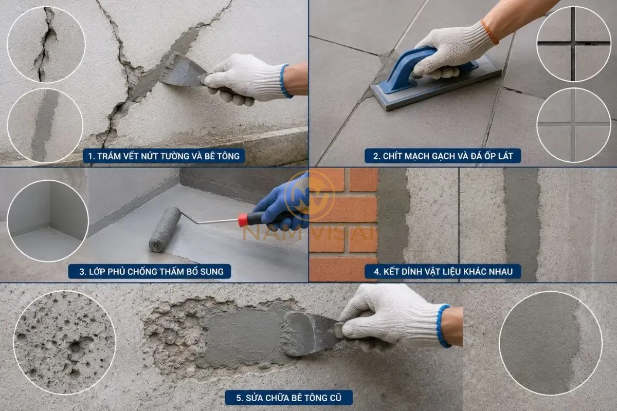 Ứng Dụng Của Xi Măng Dẻo