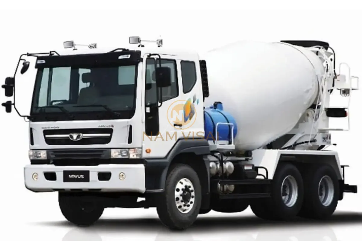 Xe bồn trộn bê tông là gì